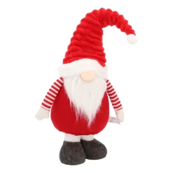 Roter Wichtel Mit LED-Mütze Und Ausziehbaren Beinen