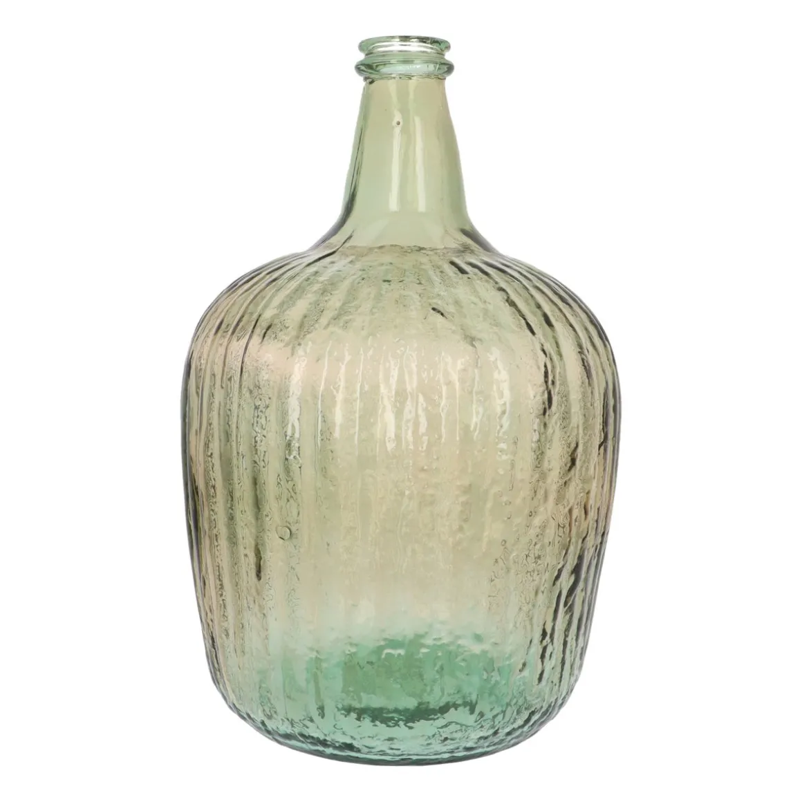 Runde XL-Vase Aus Recyceltem Glas