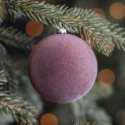 Samt-Weihnachtskugel In Braun - Unzerbrechlich