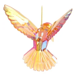 Schillernder Kolibri-Weihnachtsschmuck In Warmen Farbtönen