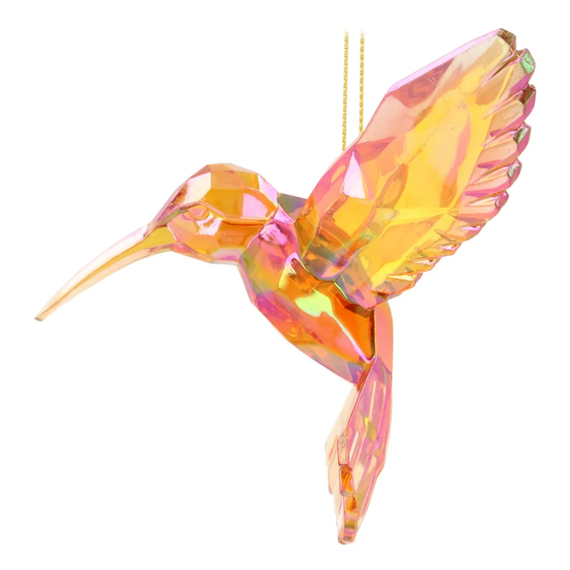 Schillernder Kolibri-Weihnachtsschmuck In Warmen Farbtönen