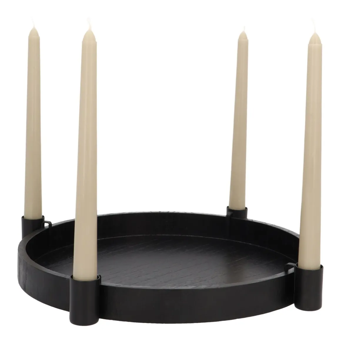 Schwarze Kerzenhalter Für Tafelkerzen