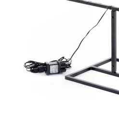 Schwarzer Metall-Weihnachtsbaum Mit LED-Beleuchtung