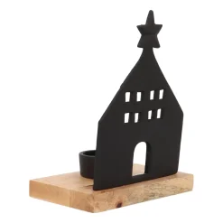 Schwarzes Haus Für Stimmungsvolle Teelichter