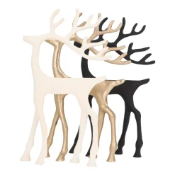 Schwarzes Rentier Mit Elegantem Geweih