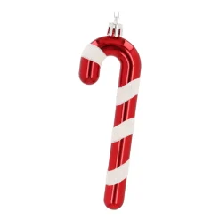 Set Von 2 Rot-weißen Zuckerstangen