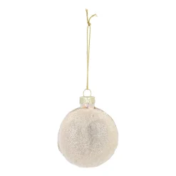 Silberner Macaron-Weihnachtsschmuck