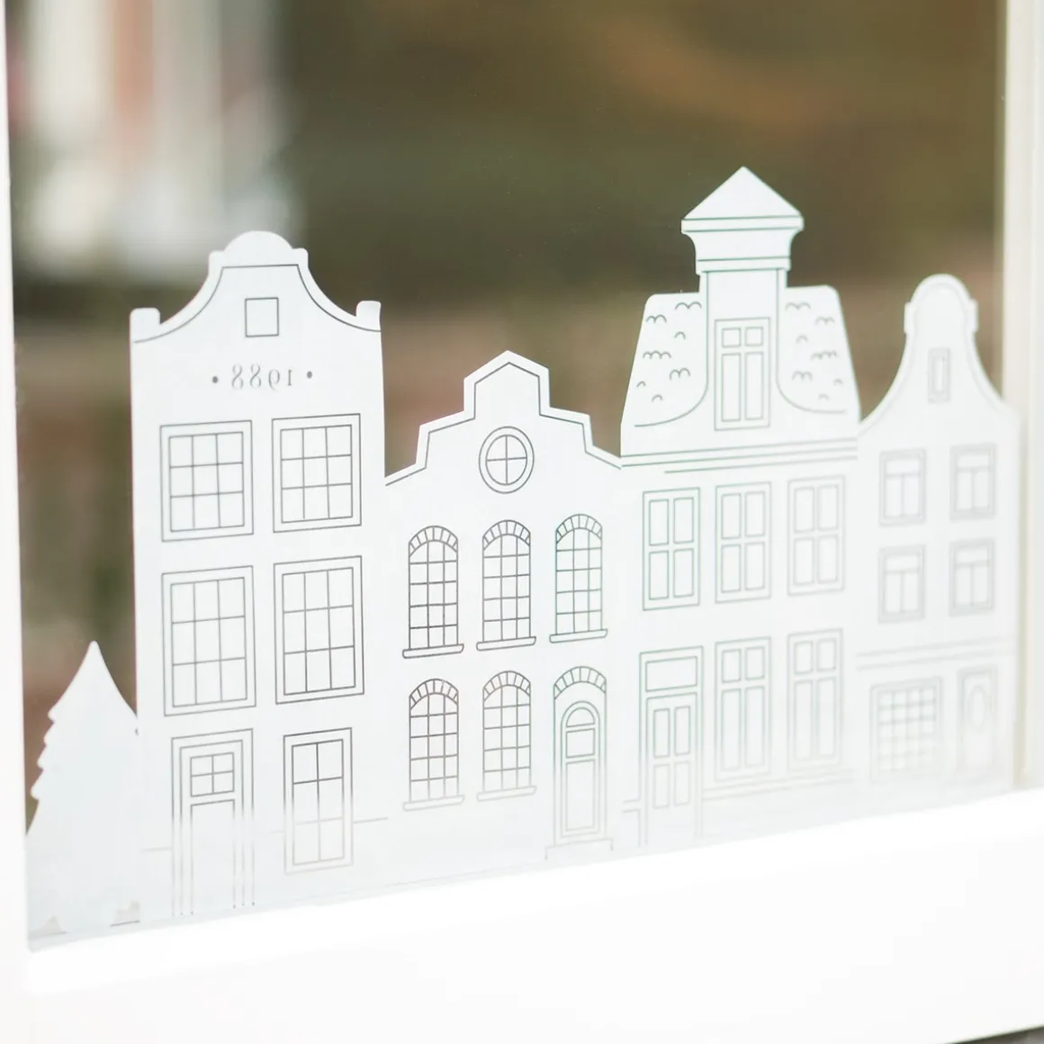 Statische Fenstersticker Weiß (auf Bogen)