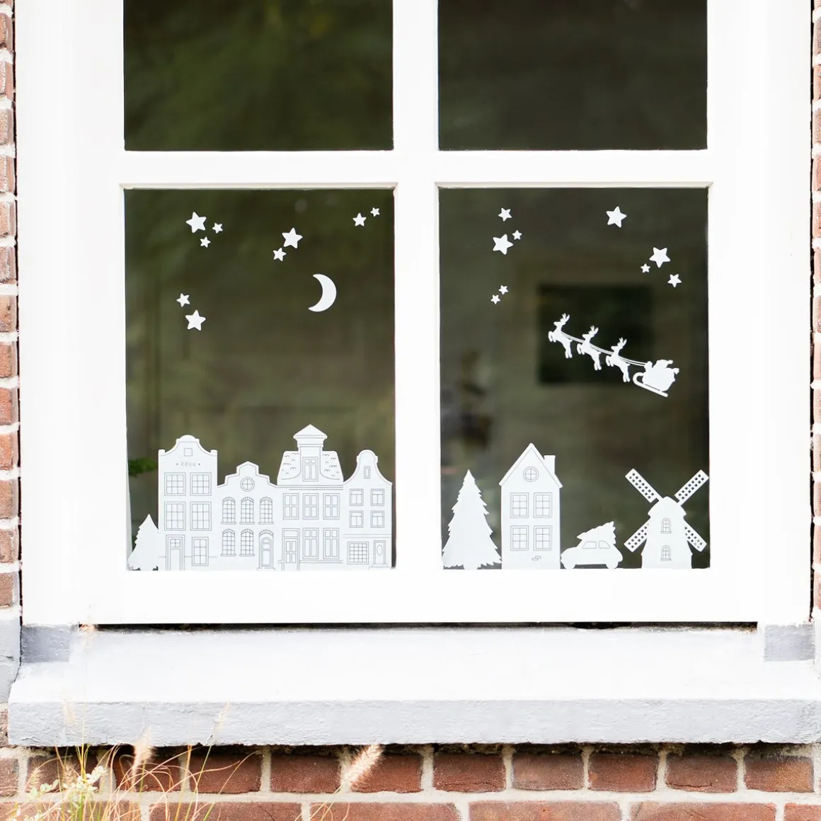 Statische Fenstersticker Weiß (auf Bogen)