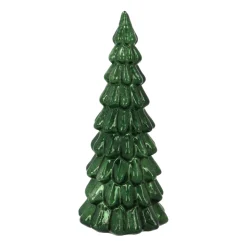 Stimmungsvoller Tiefgrüner LED-Weihnachtsbaum Mit Relief