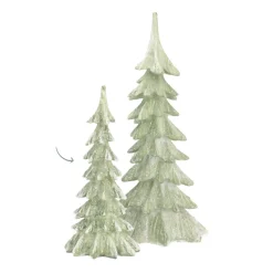 Tannenbaum Figur Grün, Aus Polyresin, 19 Cm
