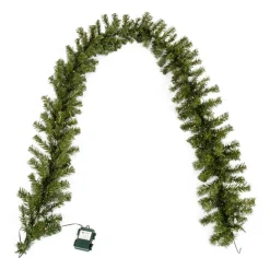 Tannengirlande Mit Beleuchtung Noxx Kiefer, Grün, 270 Cm