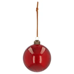 Traditionelle, Rote Weihnachtsbaumkugel