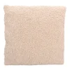 Warm Beige Teddy-Dekokissen