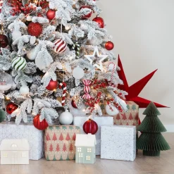 Warmer Grüner Glitzer-Weihnachtsbaum Aus Papier