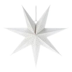 Weißer Papierstern 45 Cm