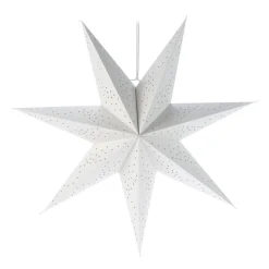 Weißer Papierstern 60 Cm