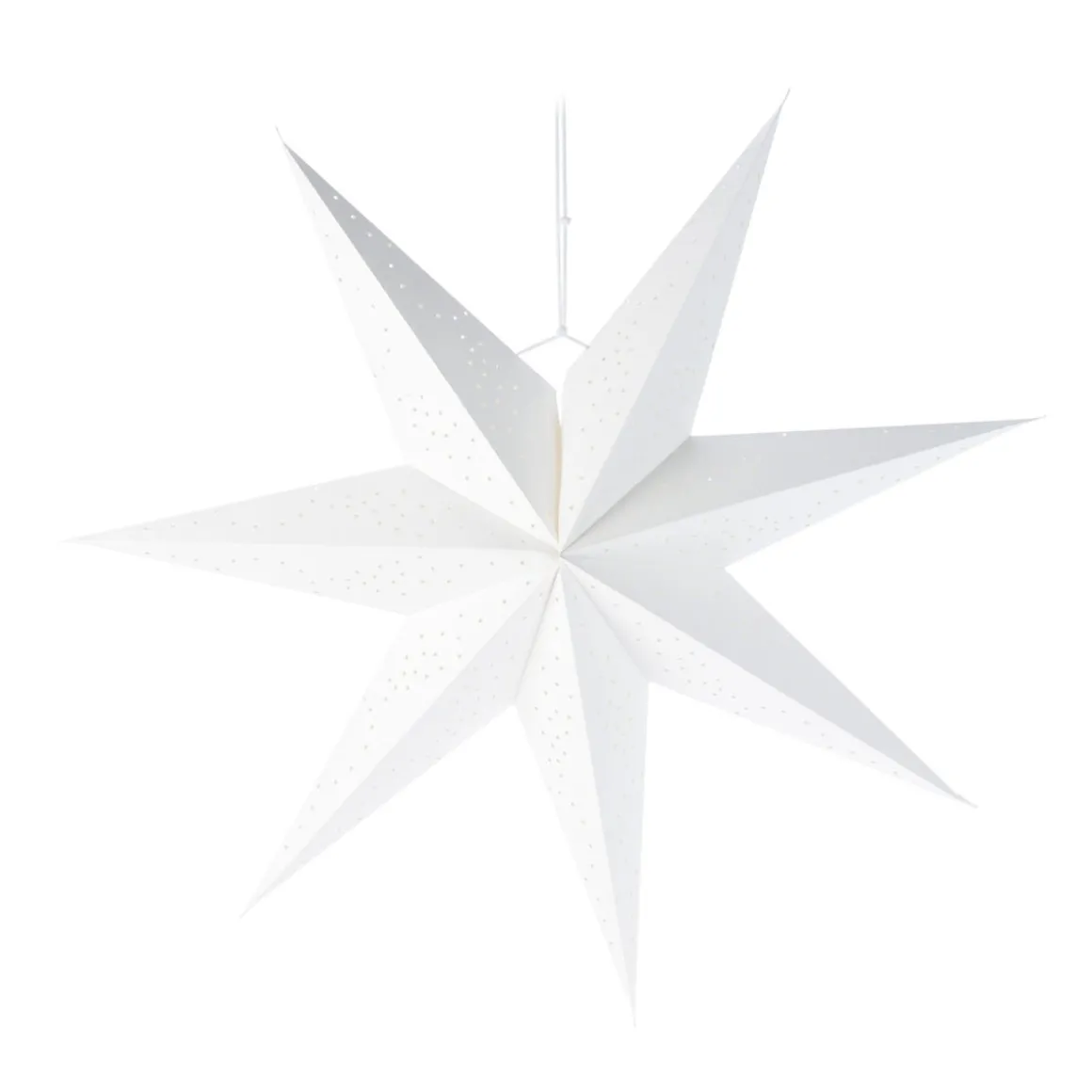 Weißer Papierstern 75 Cm