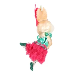 Weihnachtlicher Ballerina-Häschen-Anhänger Für Tanzbegeisterte