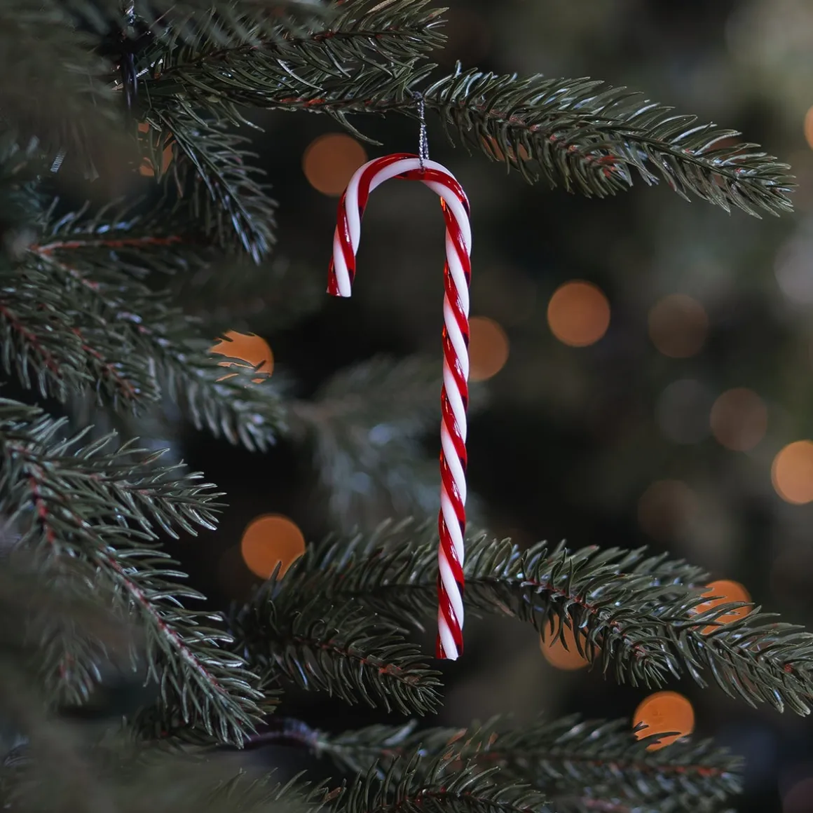 Weihnachtsanhänger Set Mit 4 Klassischen Zuckerstangen