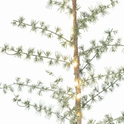Weihnachtsbaum 120 Cm Im Topf Mit LED Und Frost-Effekt