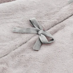 Weihnachtsbaumdecke Grau-braun, Stoff, 110 Cm