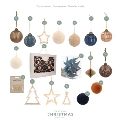 Weihnachtsbaumschmuck-Set 'Nordic Nature': Warme Und Ruhige Dekoration