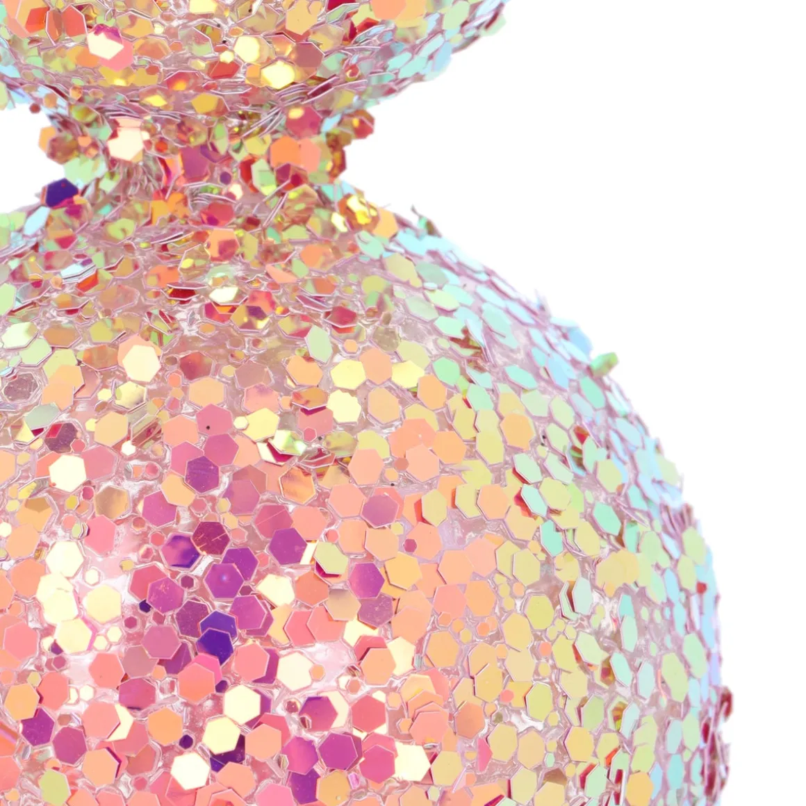 Weihnachtsbaumspitze Aus Glas Mit Galaxy-Glitzer