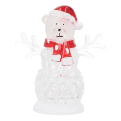 Weihnachtsbär Mit Bunter LED-Beleuchtung