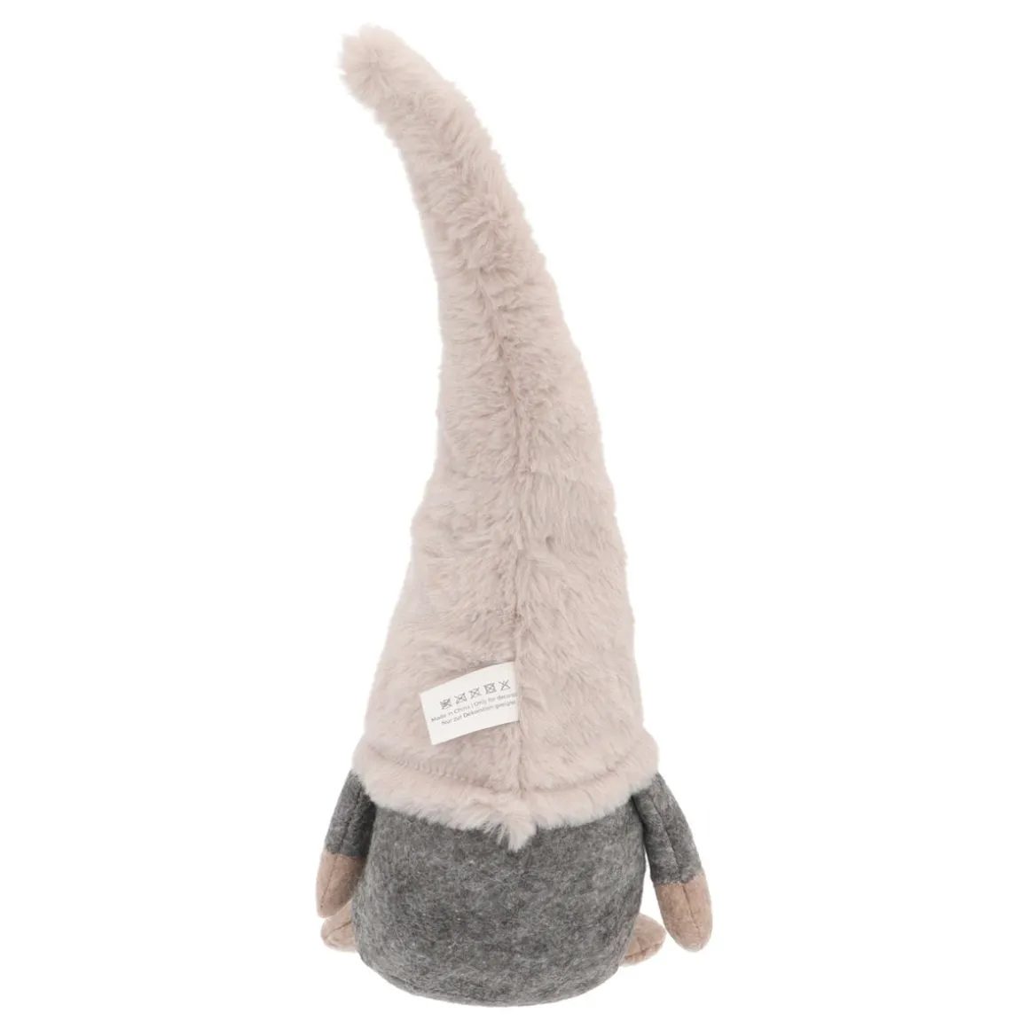 Weihnachtsdekoration Gnom - Taupe