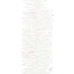 Weihnachtsgirlande Irisweiß Transparent, 270x7,5 Cm