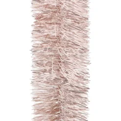 Weihnachtsgirlande Rosa Glänzend, 270x7,5 Cm