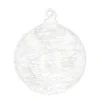 Weihnachtskugel Drahtgeflecht, Transparent, Glas, 8 Cm