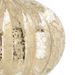 Weihnachtskugel Lampion In Zwiebelform, Champagner, Glas, 8 Cm