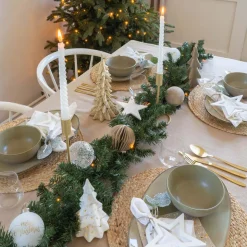 Weihnachtskugel Perlenmeer, Taupe, Glas, 8 Cm