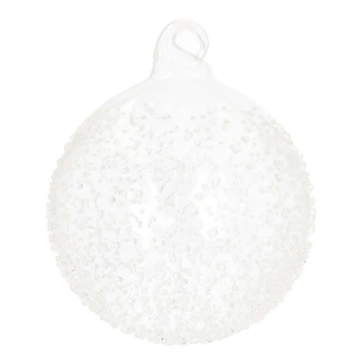 Weihnachtskugel Splitter, Transparent, Glas, 8 Cm