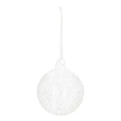 Weihnachtskugel Splitter, Transparent, Glas, 8 Cm