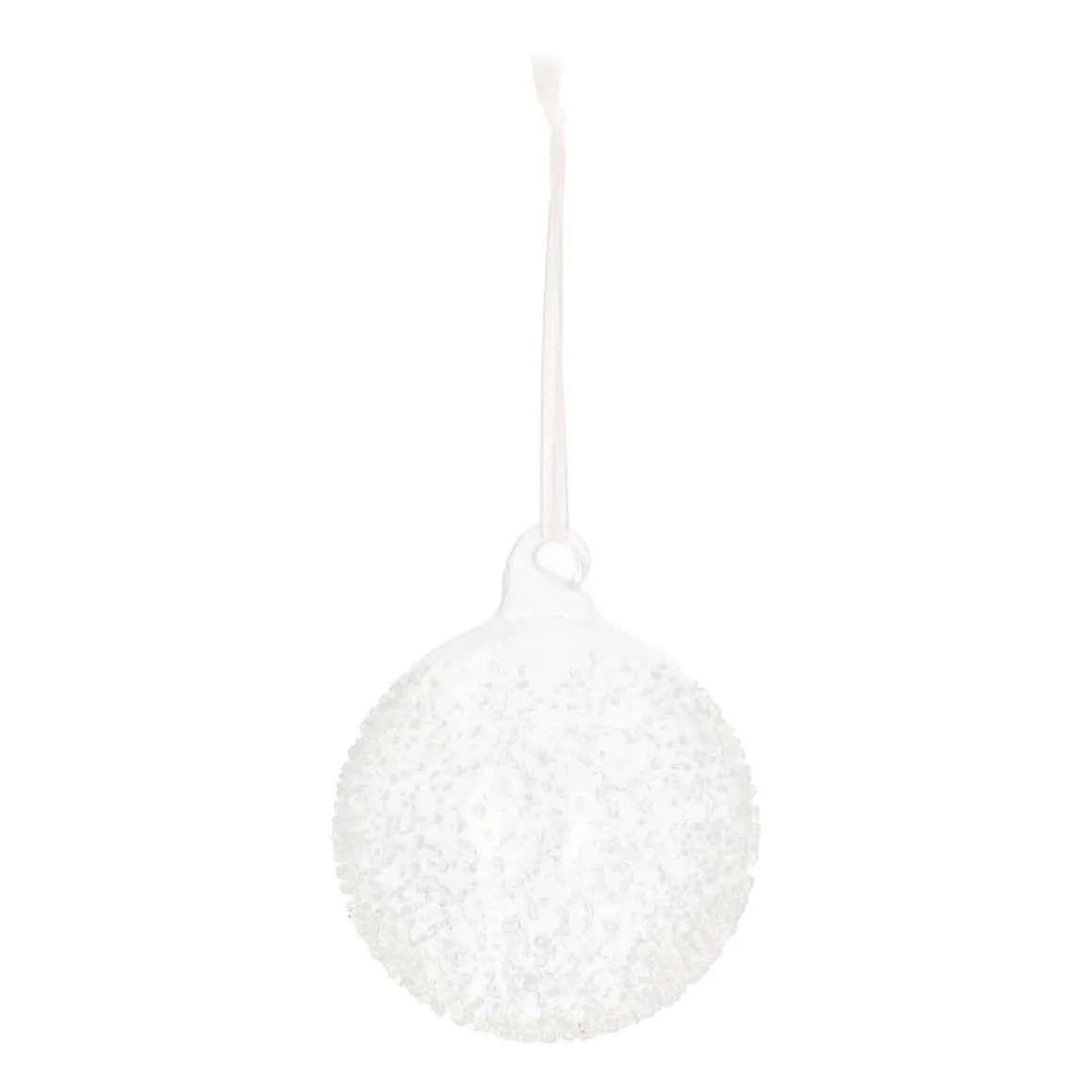 Weihnachtskugel Splitter, Transparent, Glas, 8 Cm