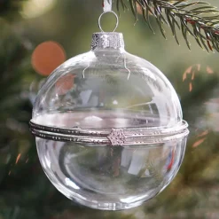 Weihnachtskugel Zum Befüllen, Transparent, Glas, 8 Cm