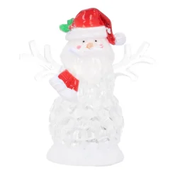Weihnachtsmann Mit Bunter LED-Beleuchtung