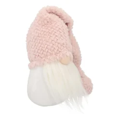 Weihnachtswichtel Mit Langer Mütze, Rosa, Stoff, 63 Cm