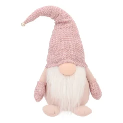Weihnachtswichtel, Rosa, Stoff, 42 Cm
