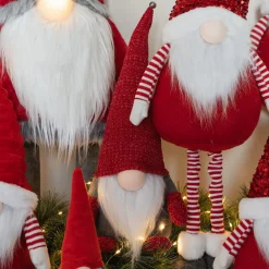 Weihnachtswichtel, Rot, Stoff, 42 Cm