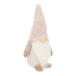 Weihnachtswichtel, Taupe, Stoff, 32 Cm