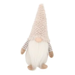 Weihnachtswichtel, Taupe, Stoff, 32 Cm