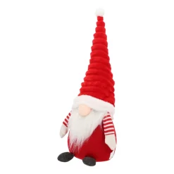 Wichtel Im Roten Weihnachtsoutfit Mit Verbiegbarer LED-Mütze