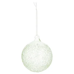 XL Weihnachtsbaumkugel - Handgefertigt - Eukalyptus-Grün