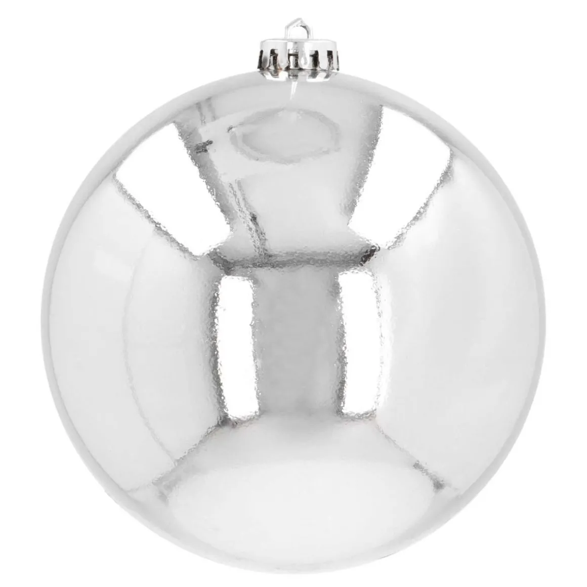 XL Weihnachtskugel Silber, Kunststoff, 15 Cm