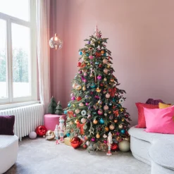 XXL Weihnachtskugel Hellgold Glänzend, Kunststoff, 20 Cm